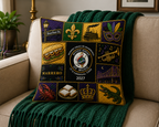 Krewe of Music Signature Mardi Gras Throw Pillow